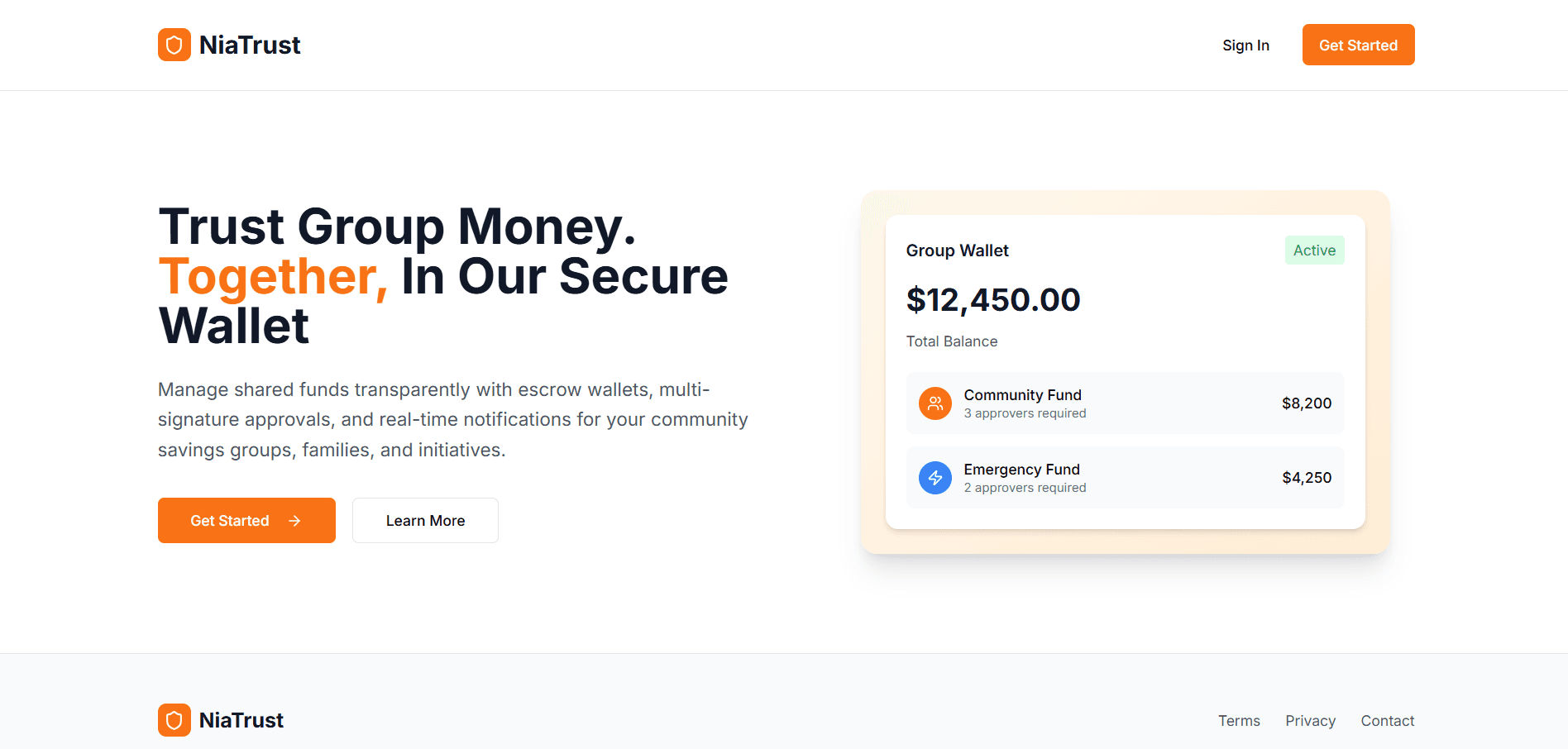 NiaTrust Wallet